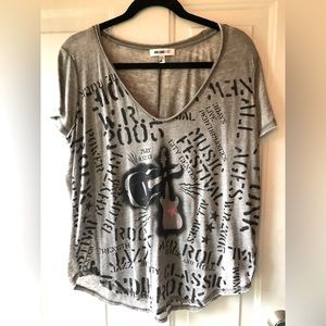 William Rast rock and roll t-shirt